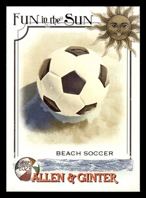 2023 Topps Allen & Ginter #FITS-8 Beach Soccer Fun in the Sun - Image 1 of 2