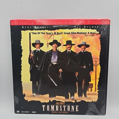 Tombstone Laserdisc Exclusive Widescreen Director's Edition IN SHRINKWRAP VG+  - Image 1 of 4