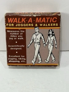 Vintage Pedometer Walk-A-Matic Made in Japan Complete In Box - Picture 1 of 6
