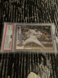 2020 POP 18👈TOPPS CHROME⚾️ CLAYTON KERSHAW #U74👉PSA 10 LOS ANGELES DODGERS ACE - Picture 1 of 3