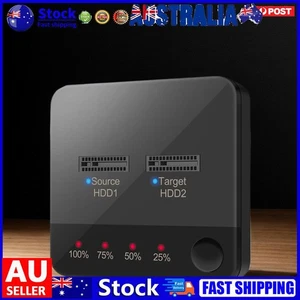 Hard Drive Docking Station Clone Duplicaotr Data Transmission with LED Indicator - Afbeelding 1 van 12