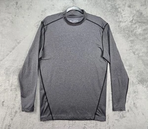 Under Armour Coldgear Compression Shirt Mens 2XL Gray Pullover Mock Neck - Picture 1 of 21
