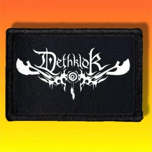 Parche Moral Dethklok/Ejército Militar Banda Táctica Gancho y Lazo 763 - Imagen 1 de 8