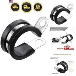 12 Stück Edelstahl Kabelschelle 5/8 Zoll Rohrschelle Metallschelle - Bild 1 von 10