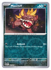 Kosmos Reverse Holo Maschiff 062/091 - Pokemon Paldean Fates - Bild 1 von 1