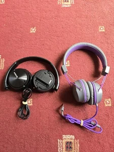 Sony MDR-ZX110NC Wired Headphone & Jlab Wired Headphone *READ DESCRIPTION* (159) - Picture 1 of 15