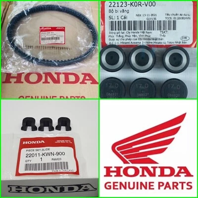 Genuine Honda New SH125 i 2020/21/22/23/24 Drive Belt Kit+Rollers+Sliders 🇬🇧 - Image 1 of 4