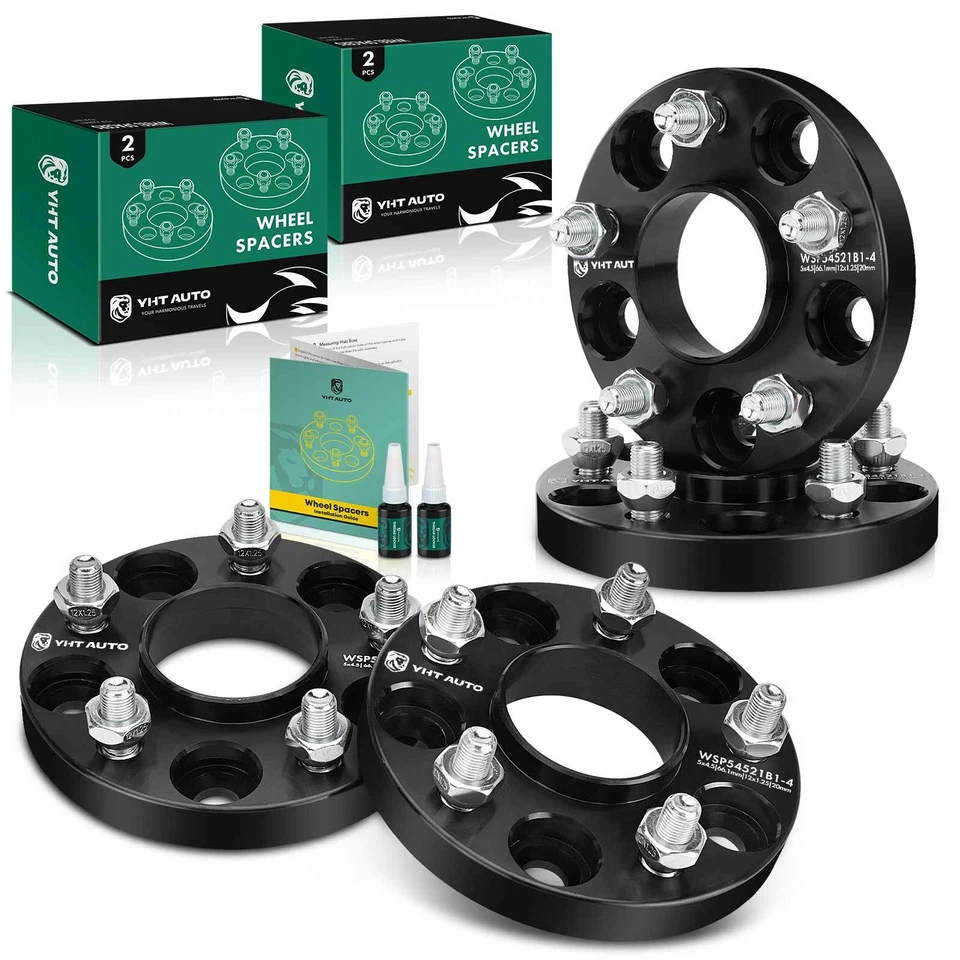4 проставки для колес 5x4,5 5x114,3 12x1,25 66,1 мм 20 мм для Nissan Altima Infiniti - Изображение 1 из 4