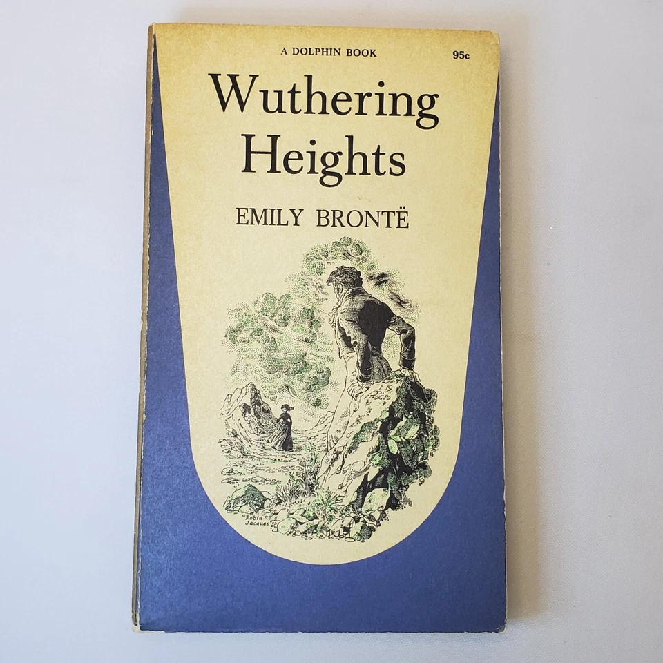 Wuthering Heights By Emily Bronte Dolphin Reprint Paperback 1961 Foto 1 de 4
