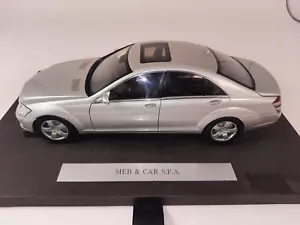 Autoart Mercedes Benz Class S W221 500 L silver 2005 promotional model 1/18 - Foto 1 di 5