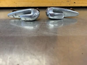 Fiat 124 Spider • Original Convertible Top Boot Chromed Hook (x2), Used. JF13 - Bild 1 von 6