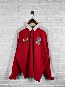 Camiseta polo vintage IRB Rugby Copa Mundial 1999 Gales manga larga - Imagen 1 de 13