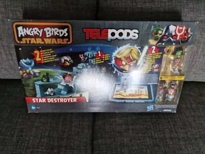 Angry Birds Star Wars Telepods Star Destroyer 2013 Hasbro 10 Figures Very Rare - Image 1 of 4