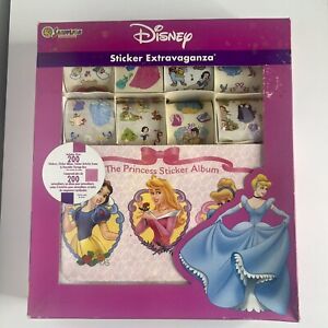 Vintage Sandylion Disney Princess Cinderella Sticker Set Book 90s NIB Deadstock