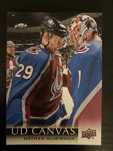 2018/19 Upper Deck UD CANVAS NATHAN MACKINNON SP #20 C20 Colorado Avalanche Box3 - Picture 1 of 2