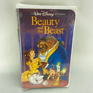 Walt Disney Classic Black Diamond Beauty and The Beast VHS Tape 1325 RARE Sealed - Picture 1 of 9