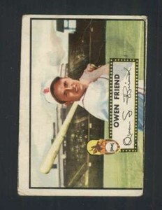 1952 Topps #160 Owen Friend G 108599 