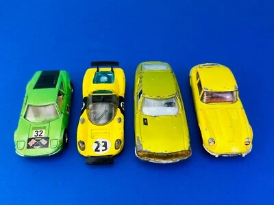1:43 CORGI TOYS Whizzwheels lot Ferrari DINO Citroen SM Ford GT 70 Jaguar E-Type - Bild 1 von 4