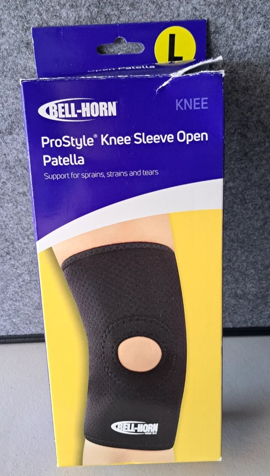 Prostyle Knee Sleeve Open Patella in Black Size Large