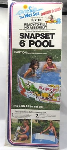1985 Mickey & Pals Snapset Pool 6" x 15" Style# 58458 Pool new old stock - Picture 1 of 9