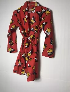 Angry Birds Kids Plush Bathrobe Size Large 10/12 Free Shipping - Picture 1 of 5