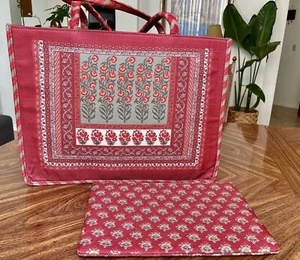 Khaadi’s Famous Beautiful Pakistani Truck Art Set Of 2 Large Tote/Bag. New - Picture 1 of 15