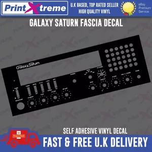 GALAXY SATURN HOMEBASE cb radio faceplate Decal Sticker fascia self adhesive - Picture 1 of 6