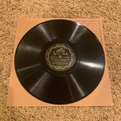 78 RPM Record Ted Weems If You Want the Rainbow Hot Jazz Dance Victor VG Shellac - Image 1 of 2