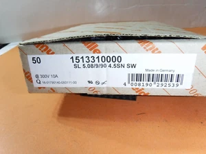 Weidmuller 1513310000 SL 5.08/9/90 4.5SN SW (50 pieces) - Picture 1 of 8