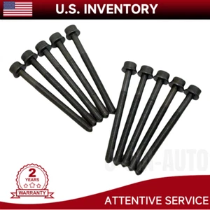 10X Engine Cylinder Head Bolts For VW Jetta AUDI A3 A6 1.8T 2.0T WHT005305B - Picture 1 of 7