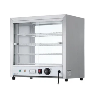Devanti Commercial Food Warmer Pie Hot Display Showcase Cabinet Stainless Steel - Picture 1 of 6
