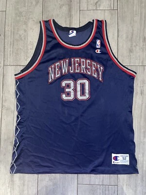Kerry Kittles #30 New Jersey Nets Champion NBA Jersey Mens Sz 52 Preowned - Image 1 of 4