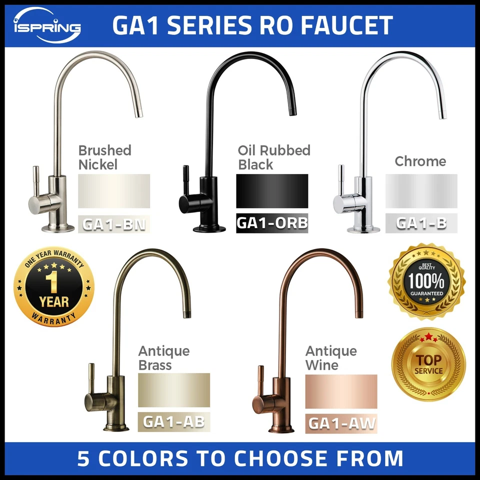 RO Reverse Osmosis Kitchen Sink Water Filter Faucet Fit Most RO Filter System - Image 1 of 1