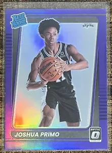 2021-22 Panini Donruss Optic Joshua Primo Viola Holo Prizm Rated Rookie #162 - Foto 1 di 2