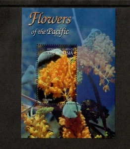 Micronesia 2004 - Flowers Butterflies - Souvenir Stamp Sheet - Scott #610 - MNH - Picture 1 of 1