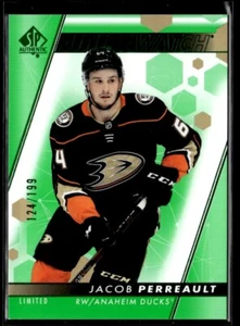 2022-23 SP Authentic Limited Green future watch Jacob Perreault 124/199 #109 - Picture 1 of 2