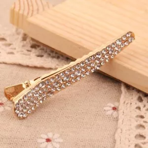 Clip per capelli in zirconio cubico - Eleganti forcine in metallo accessori per capelli eleganti 1 pz - Foto 1 di 14