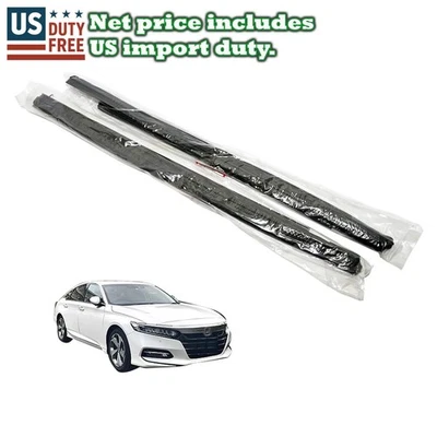 Fit 13–17 Honda Accord CR1 CR2 CR3 CR4 CR5 4DR Sedan Rear Door Glass Run Channel - Image 1 of 4