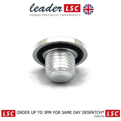 Oil Pan Sump Drain Plug w Seal Vauxhall Tigra Vectra Zafira Sintra NEW 96023264 - Image 1 of 4