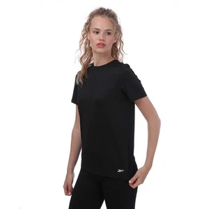 Women's Reebok Workout Ready Speedwick T-Shirt in Black - Picture 1 of 4