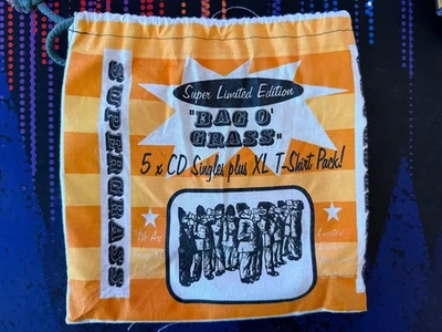 Supergrass Bag O' Grass CD Boxset - 5 CD's and XL Teeshirt Limited Numbered Rare - Image 1 of 4