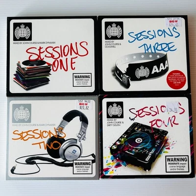 Ministry of Sound Sessions One Two Three Four CD Sets MOS John Course Goodwill - Image 1 of 4