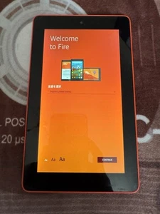 Amazon Kindle Fire 7 8gb WiFi (5th Generation) SV98LN- Orange - Picture 1 of 3