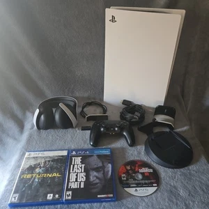 Sony Playstation 5, 1TB, Disc Edition Console + 3 Games + Pulse Elite Headset - Picture 1 of 14