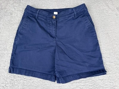 Tommy Bahama Shorts Women 6 Blue Tencel Blend Pockets Beach Vacation Travel 27x7 - Imagem 1 de 4
