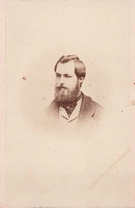 Prince Philippe, Count of Paris 1838-94 - ORIGINAL ROYALTY CARTE De VISTE CDV - Picture 1 of 2