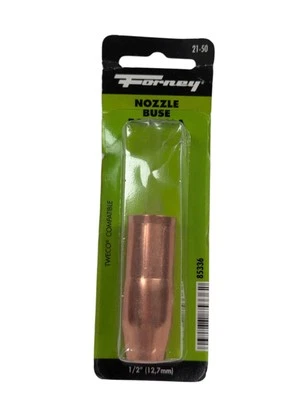 Forney - 85336 MIG Welder Nozzle - 1/2" - Fits Tweco 21-50 - Image 1 of 4