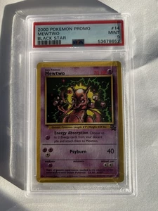 2000 Pokemon Card Mewtwo Black Star Promo #14 PSA 9 MINT - Picture 1 of 2