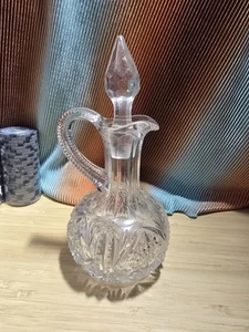 Crogiola in vetro vintage con tappo - Foto 1 di 5