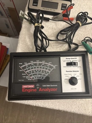 Analizador de motor Craftsman de colección modelo 21029 electrónico de estado sólido Foto 1 de 4